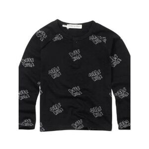 NWT! Sproet & Sprout Boys Girls Rules Print Black Sweatshirt Size 12M